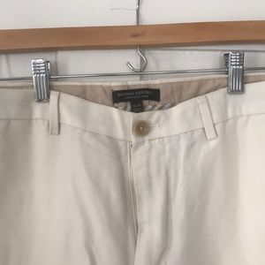 Banana Republic Kentfield Linen Chino 34-30